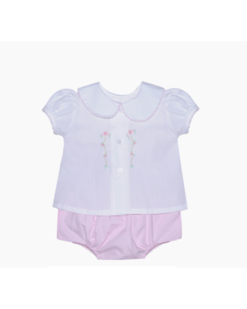 Baby Sen by Remember Nguyen Flowers Avery Diaper Set {Pink}