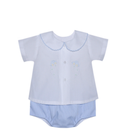 Baby Sen by Remember Nguyen Cars Avery Diaper Set {Blue}