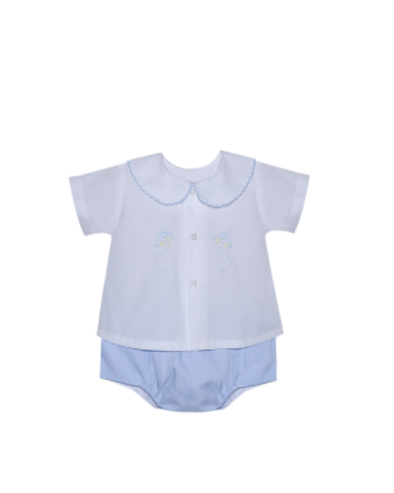 Baby Sen by Remember Nguyen Cars Avery Diaper Set {Blue}