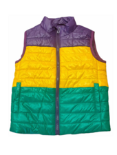 Mardi Gras Quilted Vest {Adult}