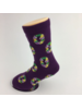 SongLily Mardi Gras King Cake Socks {Purp/Ywl/Grn}
