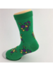 SongLily Mardi Gras Bead Dogs Socks {Grn/Ywl/Purp}