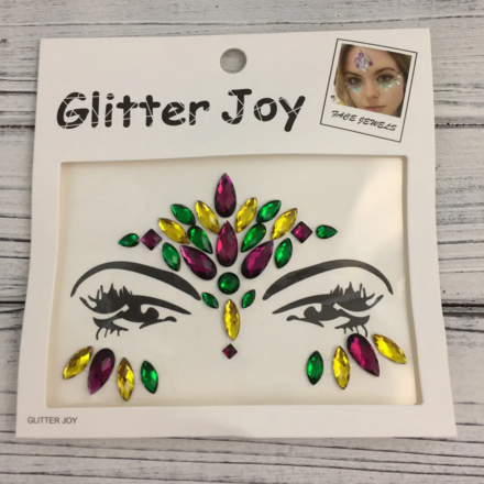 SongLily Mardi Gras Face Jewels 01