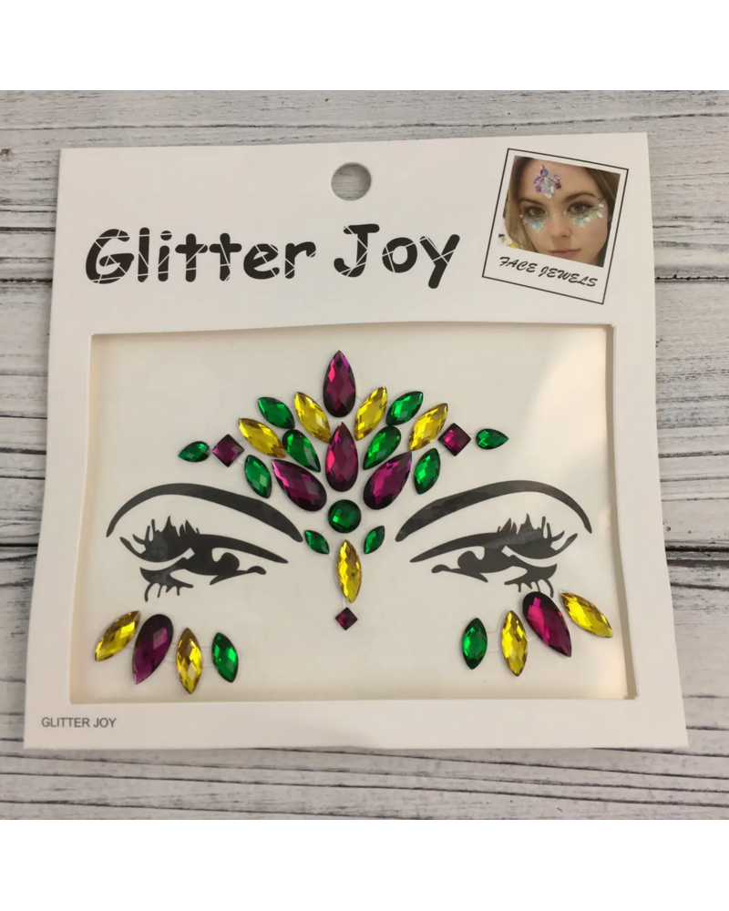 SongLily Mardi Gras Face Jewels 01
