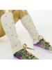 SongLily Mardi Gras Pearl leg warmers {Ivory}