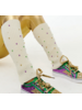 SongLily Mardi Gras Pearl leg warmers {Ivory}