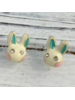 SongLily Tiny Easter Bunny Earrings