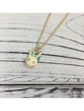 SongLily Tiny Easter Bunny Necklace