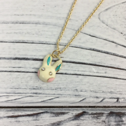 SongLily Tiny Easter Bunny Necklace