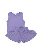 Blended Spirits Athletic Pocket Shorts Set {Lavendar} S26