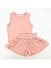 Blended Spirits Athletic Pocket Shorts Set {Pink} S26