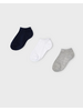 Mayoral 3Pc Ankle Sock Set {Nvy/Wht/Gray}