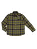 Mayoral Plaid Shirt {Olive/Org/Navy} Tween