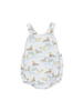 Cypress Row 253862S Darling Ducks Silas Sunsuit {White/Sage} S26