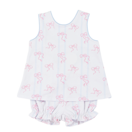 Cypress Row 257047F Bowtiful Cassidy Crossover Set {White/Pink/Lt. Blue} S26