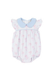 Cypress Row 268421F Bowtiful Penelope Prep Bubble {White/Pink/Lt. Blue} S26