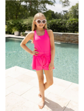 Blended Spirits Butterfly Romper {Hot Pink} S26