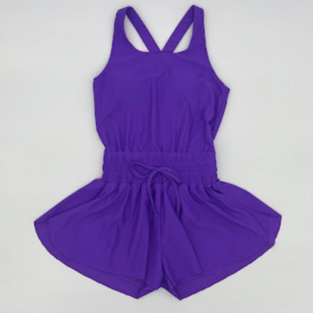 Blended Spirits Butterfly Romper {Purple}