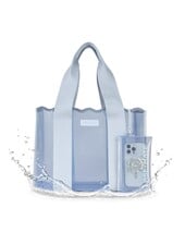 Case-Mate Carolina Blue Crochet Wave Jelly Totebag {Blue}