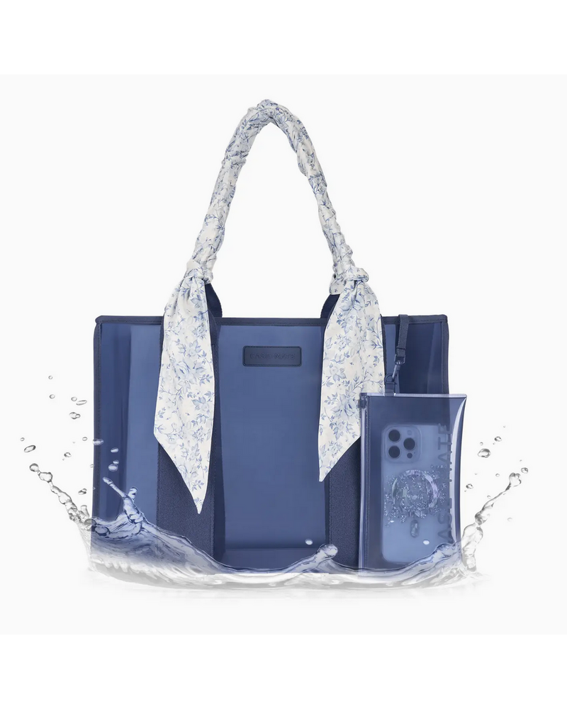 Case-Mate Something Navy Twilly Jelly Totebag {Blue}