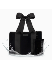 Case-Mate Midnight Black Bow Jelly Tote Bag {Black}