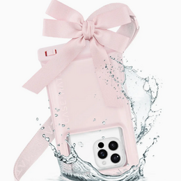 Case-Mate Case-Mate Ballet Pink Bow Waterproof Floating Pouch {Pink}