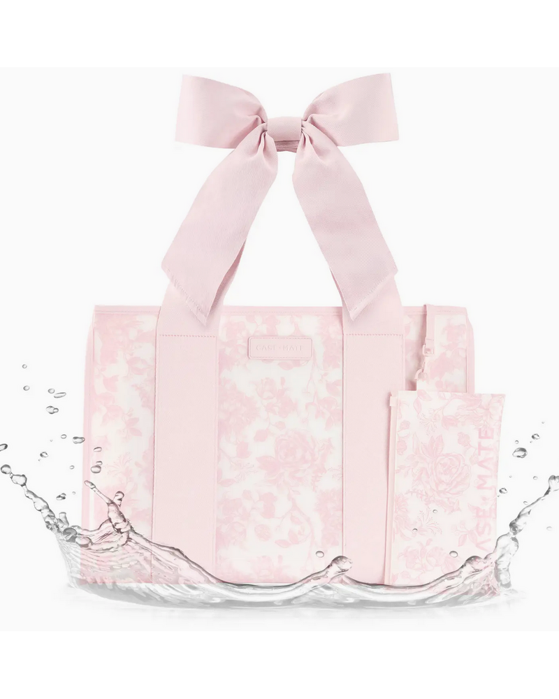 Case-Mate Case-Mate Afternoon Rose Bow Jelly Totebag {Rose}