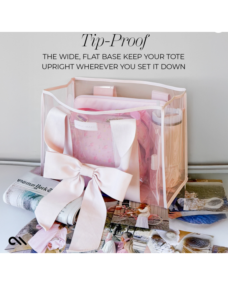 Case-Mate Ballet Pink Bow Jelly Totebag {Pink}