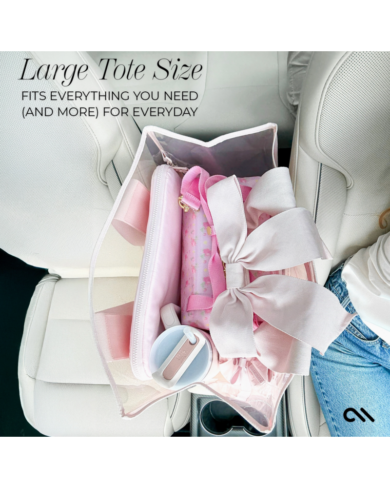 Case-Mate Ballet Pink Bow Jelly Totebag {Pink}