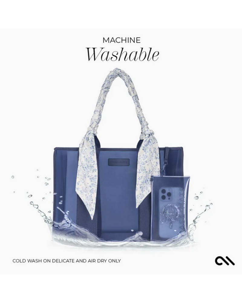 Case-Mate Something Navy Twilly Jelly Totebag {Blue}