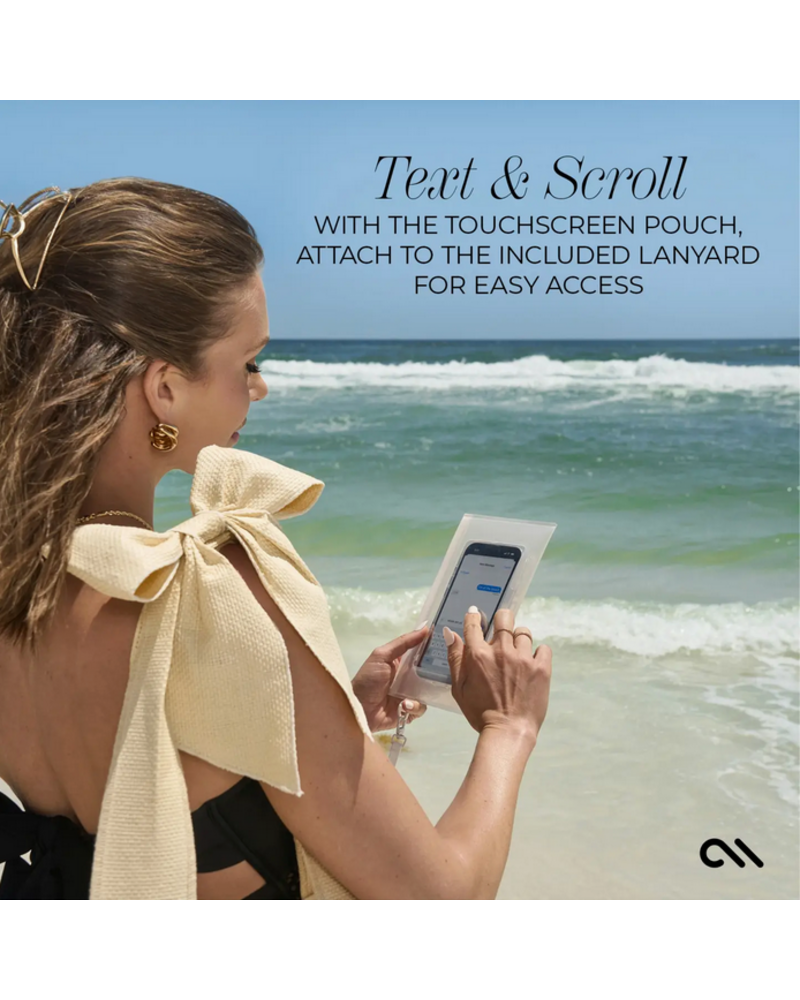 Case-Mate Ecru Raffia Bow Jelly Totebag {Ecru}