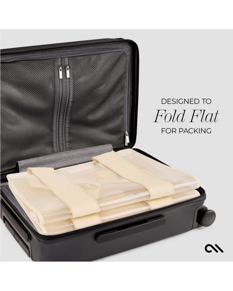 Case-Mate Ecru Raffia Bow Jelly Totebag {Ecru}