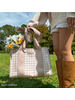 Case-Mate Latte Gingham Bow Jelly Totebag {Latte}