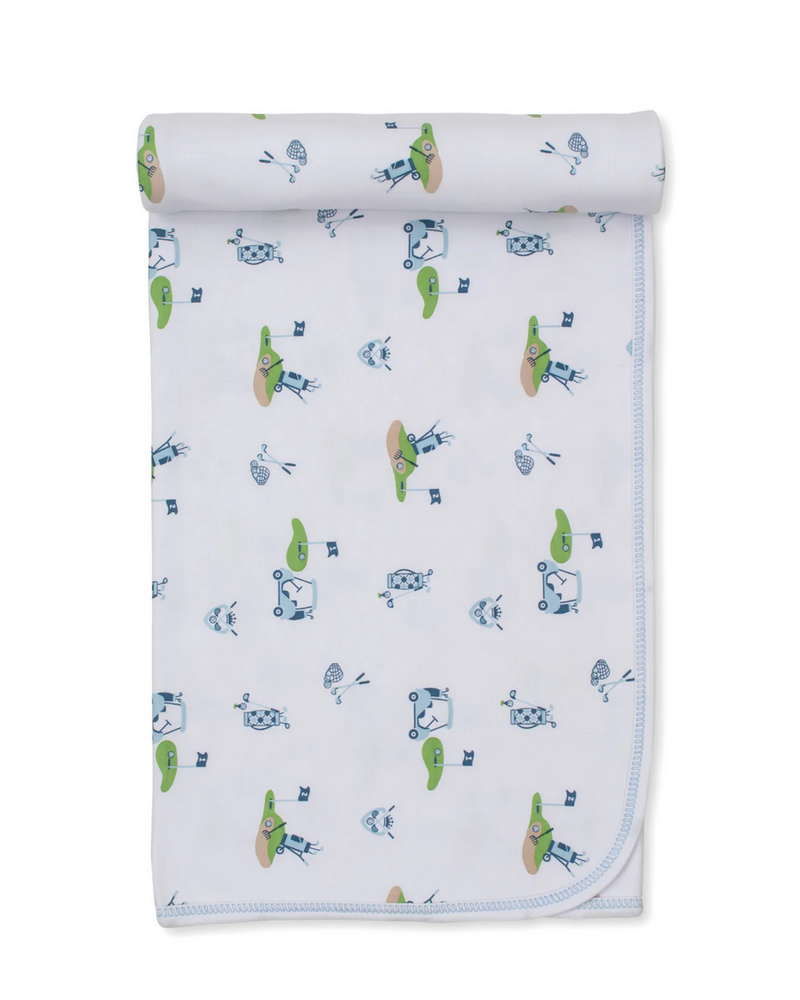 Golf Championship Blanket {Multi Blue}
