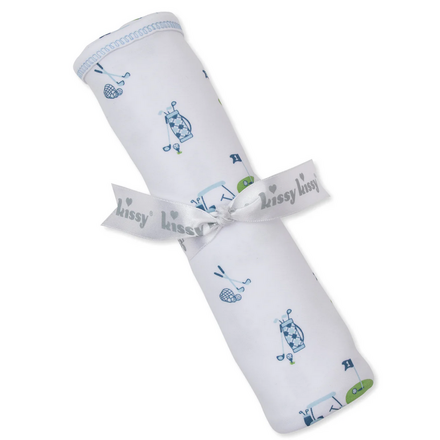 Golf Championship Blanket {Multi Blue}