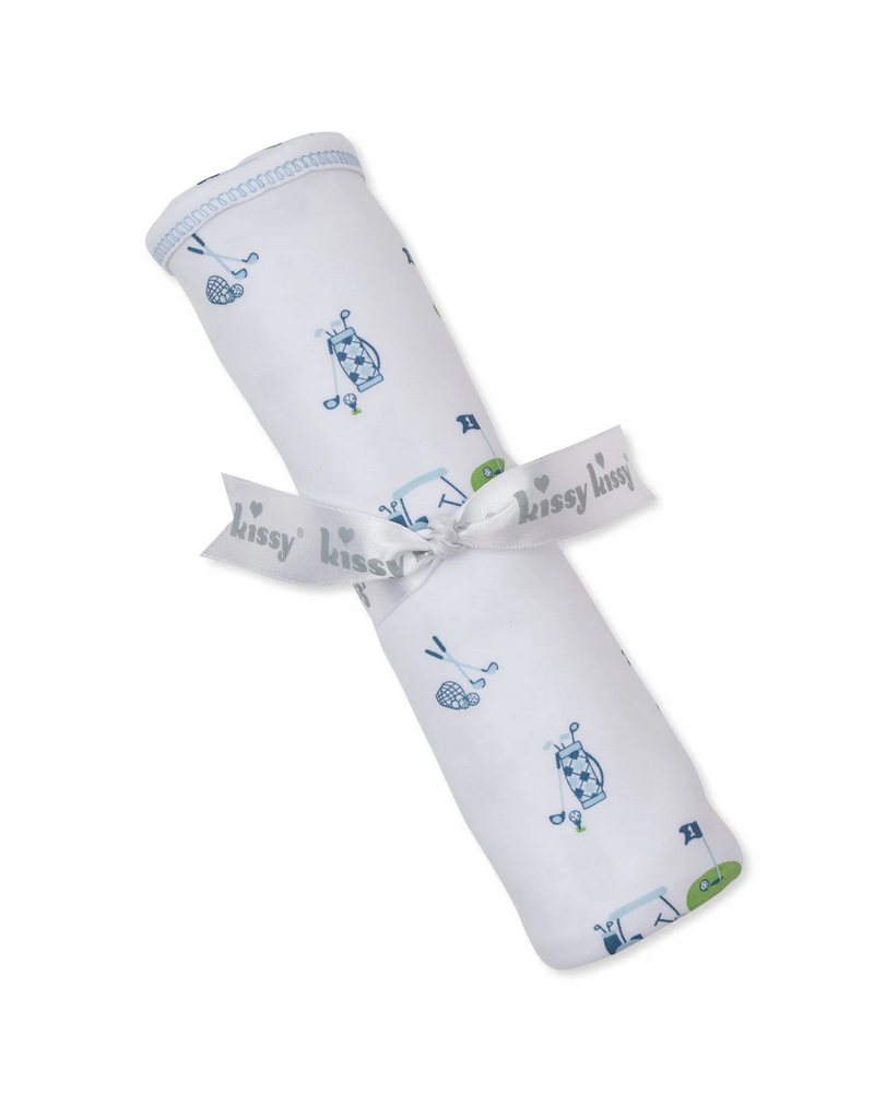 Golf Championship Blanket {Multi Blue}