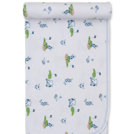 Golf Championship Burp Cloth {Multi Blue}