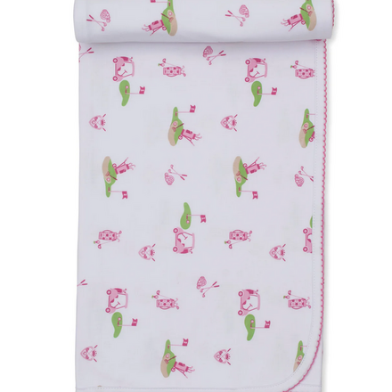 Golf Championship Burp Cloth {Multi Pink}