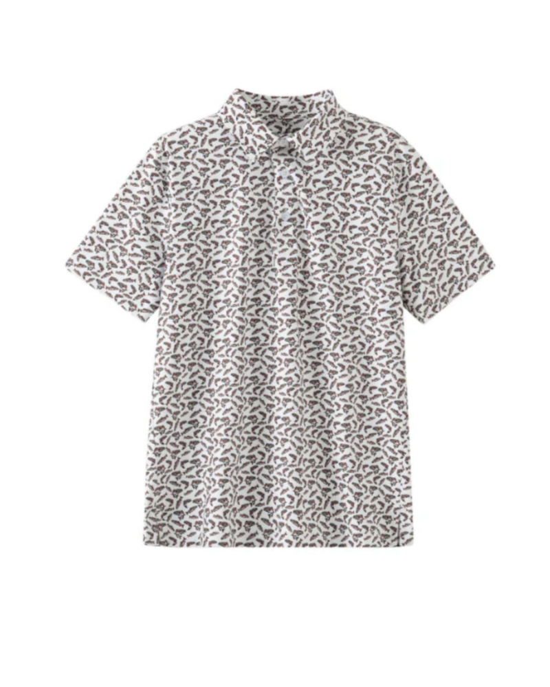 Meripex Printed Dry Fit Polo Shirts {Rainbow Trout}