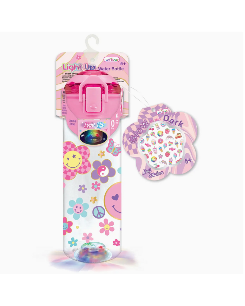 Hot Focus Inc. Light Up Water Bottle {Groovy Flower}