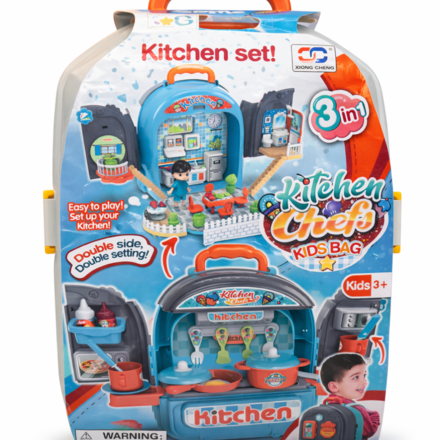 Haute Socks 3 in 1 Backpack Suitcase {Kitchen Set}