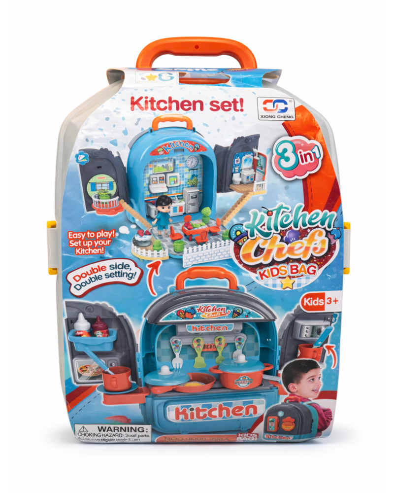 Haute Socks 3 in 1 Backpack Play Set {Kitchen Chefs}