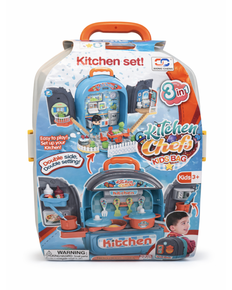 Haute Socks 3 in 1 Backpack Play Set {Kitchen Chefs}