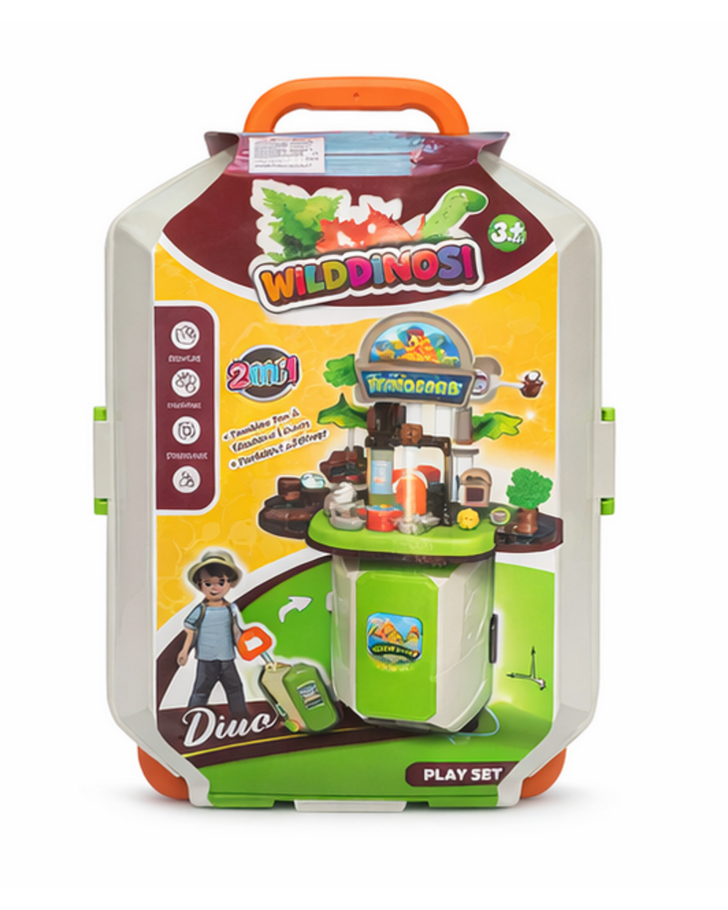 Haute Socks Play Home Suitcase {Wild Dino}