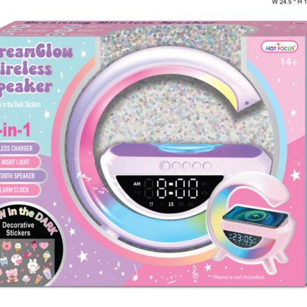 Hot Focus Inc. 609Pink Dream Glow Wireless Speaker {Pink}