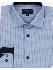 Marcelo D' Liola 50048 L/S Dress Shirt {Cool Blue Window}