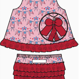 Ruffle Butts American Sweetheart Swing Set