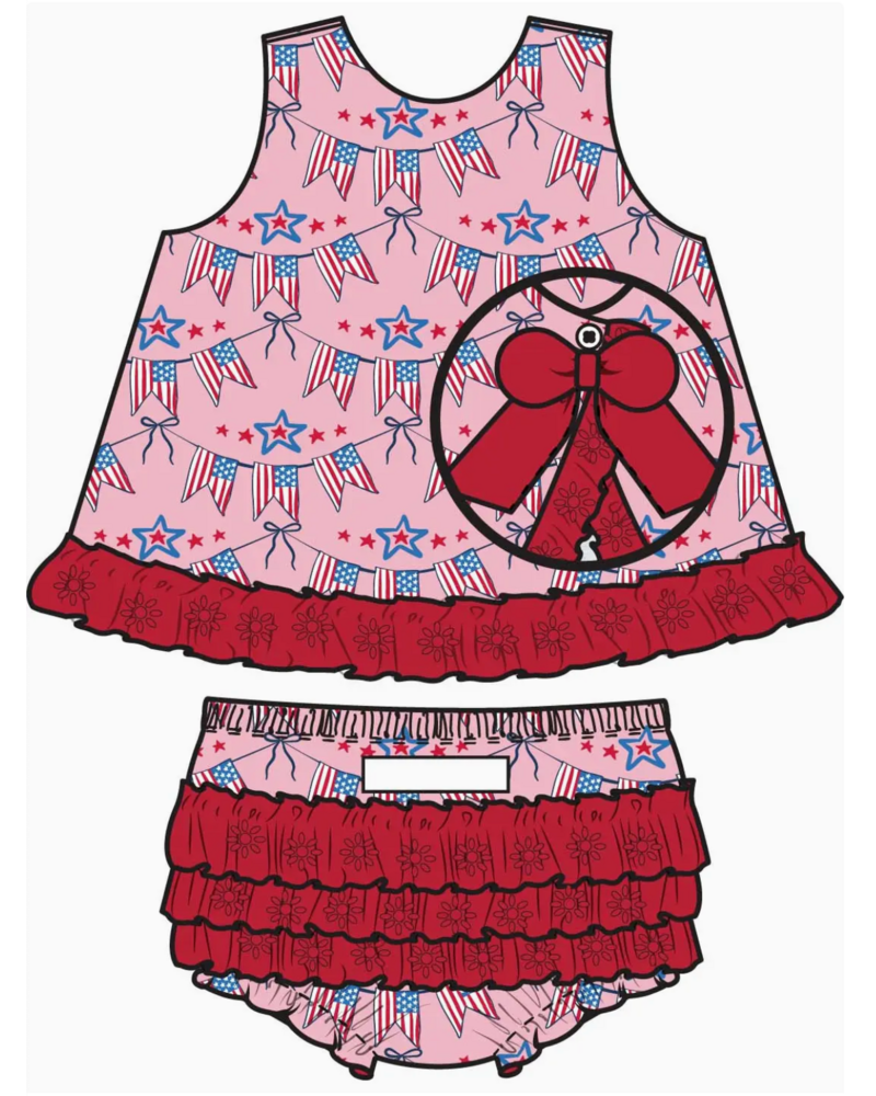 Ruffle Butts American Sweetheart Swing Set