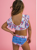 Ruffle Butts Lobster Lagoon Butterfly Tankini 2Pc Swimsuit