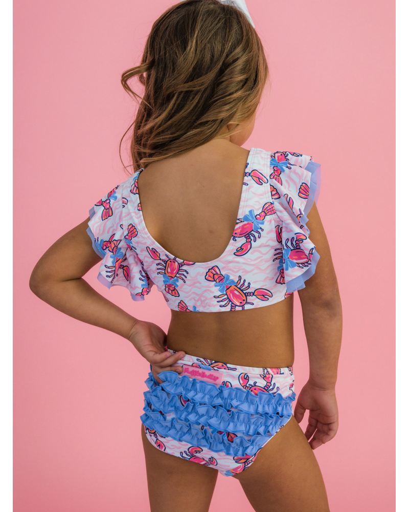 Ruffle Butts Lobster Lagoon Butterfly Tankini 2Pc Swimsuit